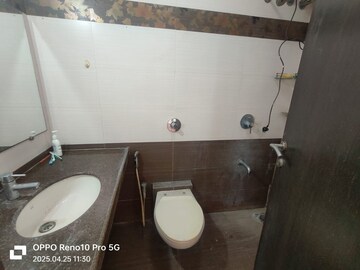 Bathroom in 3 BHK Apartment at Lake Primrose, Powai – for Rent