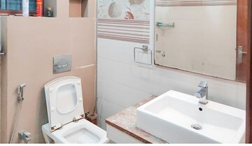 Bathroom in 3 BHK Apartment at Relaxo Apartment, Sector 46 – for Rent
