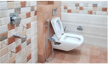 Bathroom in 3 BHK Apartment at Relaxo Apartment, Sector 46 – for Rent