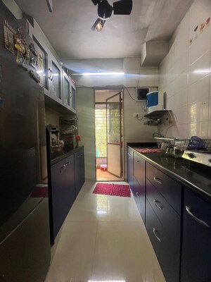 Kitchen in 1 BHK Apartment at Parsik Nagar – for Sale