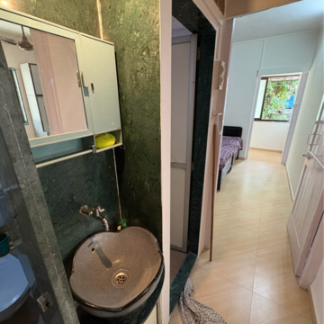 Bathroom in 2 BHK Apartment at Pestom Sagar Colony, Tilak Nagar – for Rent