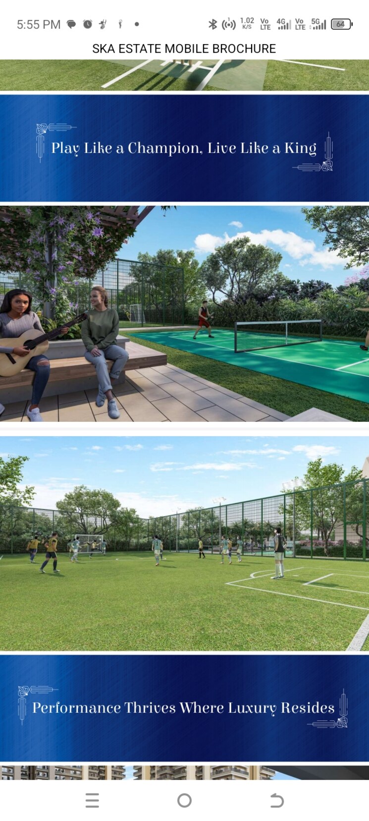 Garden, ats-dolce 3.5 Bedroom 1800 Sq.Ft. Apartment In Zeta I Greater Noida Greater Noida 8618476