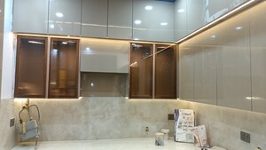 Kitchen in 3 BHK Builder Floor at Gyan Khand I – for Sale