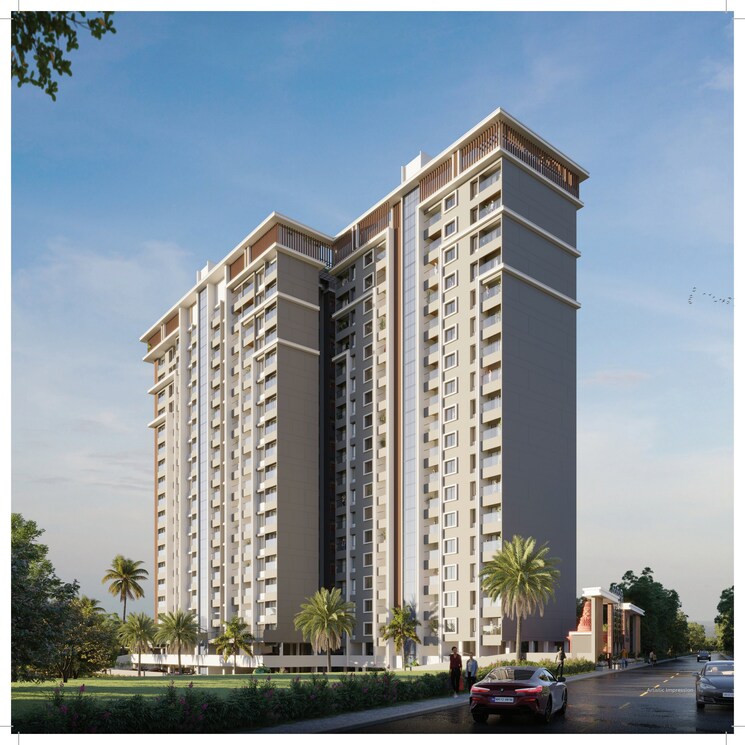 Exterior View, ram-india-palm-drive 3 Bedroom 1040 Sq.Ft. Apartment In Kharadi Pune 8618876