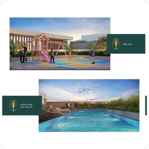 Swimming Pool in 3 BHK Apartment at Ram India Palm Drive, Kharadi – for Sale