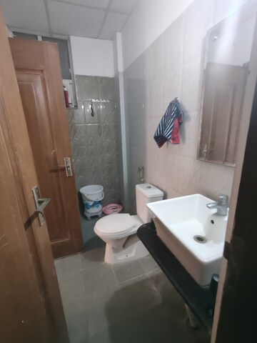 Bathroom in 3 BHK Apartment at Sushma Crescent, Dhakoli – for Rent