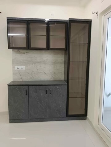 Bathroom in 3 BHK Apartment at Rajapushpa Provincia, Narsingi – for Rent
