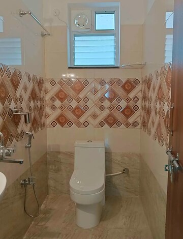 Bathroom in 3 BHK Apartment at Rajapushpa Provincia, Narsingi – for Rent