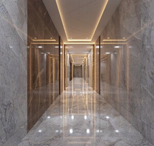 Building Lobby in 1 BHK Apartment at Raj Regalia, Ambernath East – for Sale