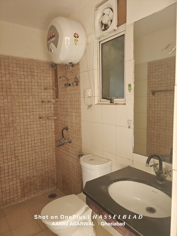 Bathroom in 3 BHK Apartment at Prestige High Fields, Gachibowli – for Rent