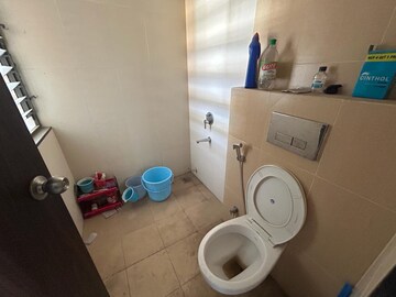 Bathroom in 2 BHK Apartment at Shapoorji Pallonji Joyville Hinjewadi, Hinjewadi – for Rent