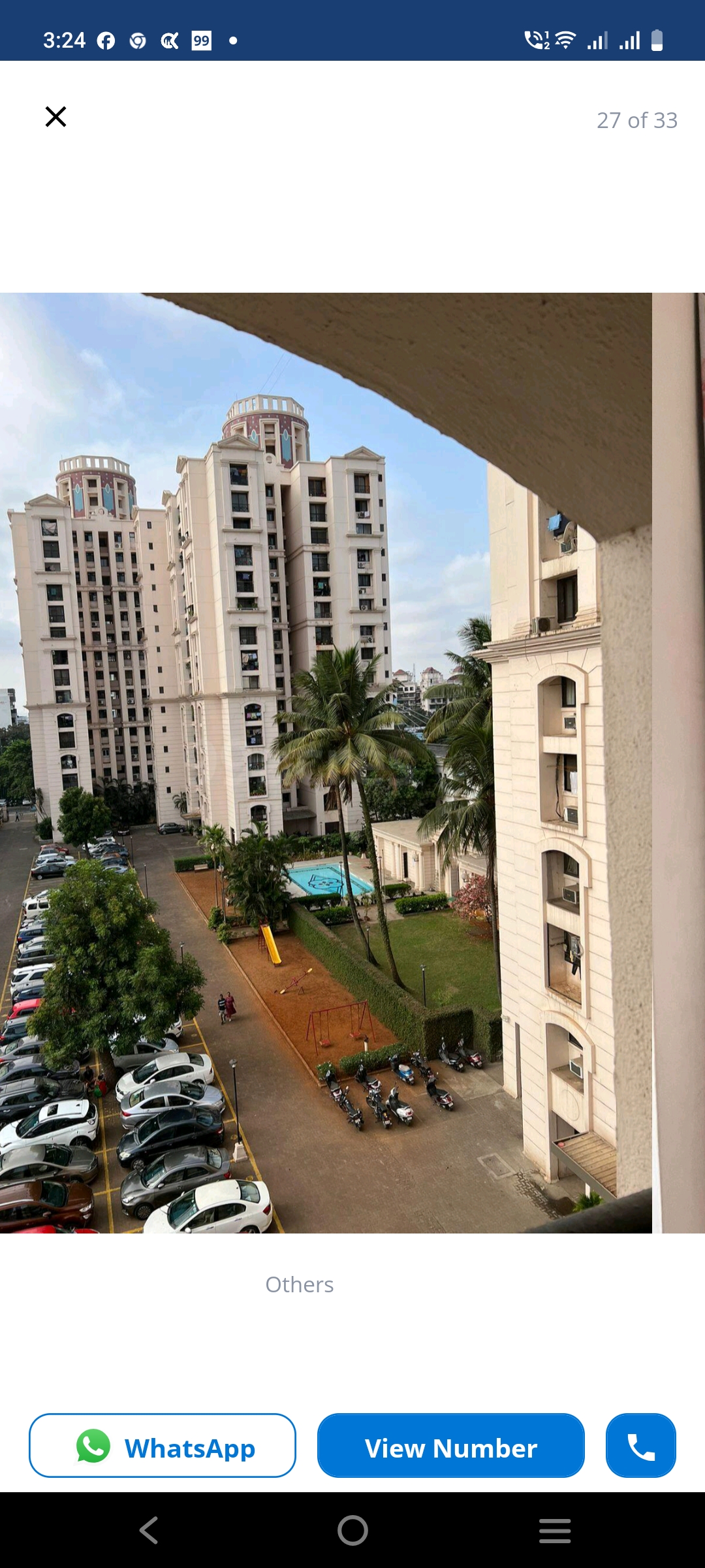 2 BHK 1200 Sq.Ft. Apartment in hiranandani Complex