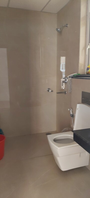 Bathroom in 3 BHK Apartment at Rishita Manhattan, Gomti Nagar – for Rent