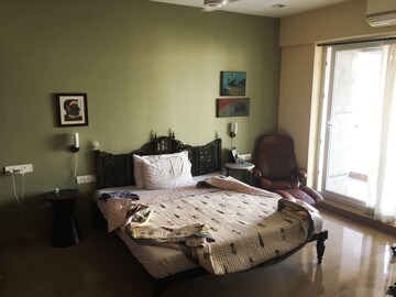 Bedroom in 3 BHK Apartment at Sumer Trinity Towers, Prabhadevi – for Rent