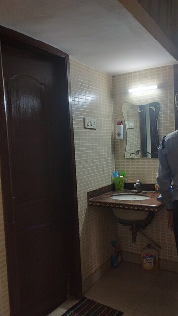 Bathroom in 2 BHK Apartment at Regency Estate, Dombivli East – for Rent