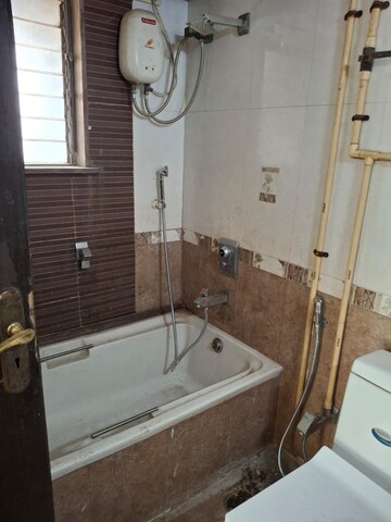 Bathroom in 3 BHK Apartment at Regency Estate, Dombivli East – for Rent