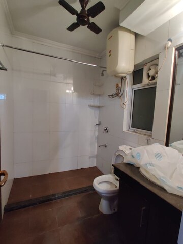 Bathroom in 3 BHK Apartment at DLF Westend Heights, Sector 53 – for Rent