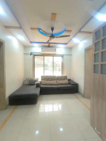 Living Room in 1.5 BHK Apartment at Nilaya Greens, Raj Nagar Extension – for Rent