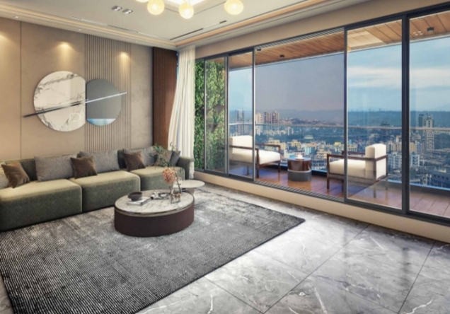 3 BHK + Study Room Apartment For Sale in Ruparel Vivanza