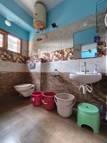 Bathroom in 3 BHK Apartment at Maruthi Sevanagar – for Sale