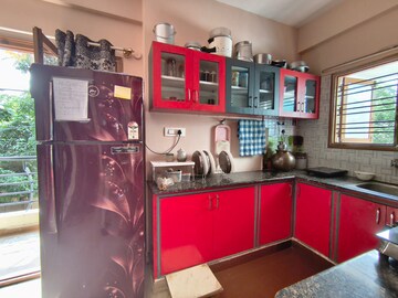 Kitchen in 3 BHK Apartment at Maruthi Sevanagar – for Sale