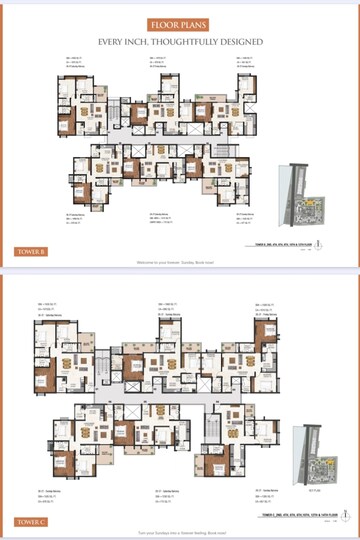 Floor Plan in 2 BHK Apartment at GRC Sapphire Spring, Gottigere – for Sale