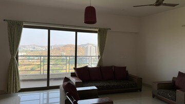 Living Room in 3 BHK Builder Floor at Paranjape Blue Ridge, Hinjewadi – for Rent