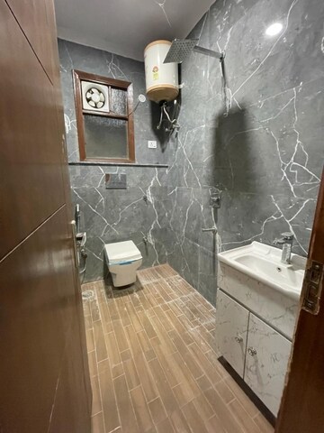 Bathroom in 3 BHK Builder Floor at Chattarpur – for Sale