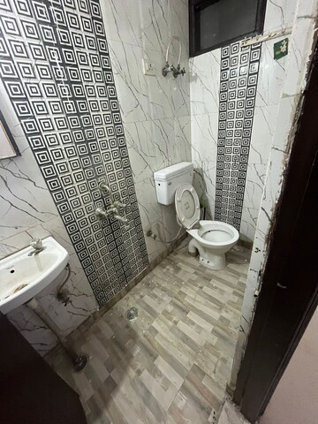 Bathroom in 2 BHK Builder Floor at Panchsheel Vihar – for Rent