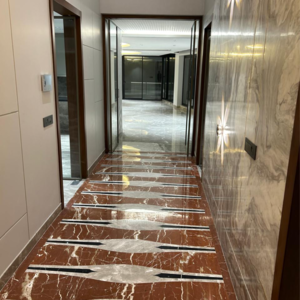 Staircase in 4 BHK Builder Floor at Anand Niketan – for Sale