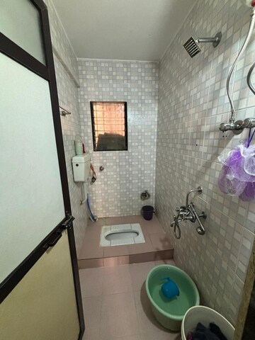 Bathroom in 2 BHK Apartment at Nandanvan CHS Khanda Colony, Khanda Colony – for Rent