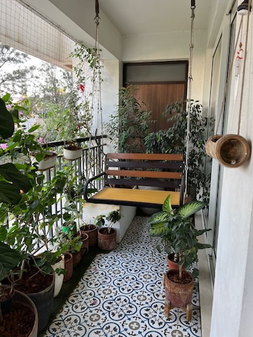 Balcony in 4 BHK Apartment at Prestige Misty Waters, Hebbal – for Sale