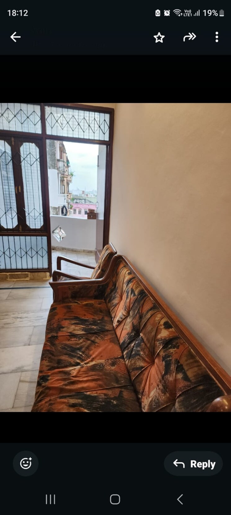 Balcony, gomti nagar 2 Bedroom 1500 Sq.Ft. Independent House In Gomti Nagar Lucknow 8621793