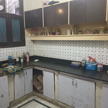 Kitchen in 3 BHK Builder Floor at Shivalik Colony – for Rent