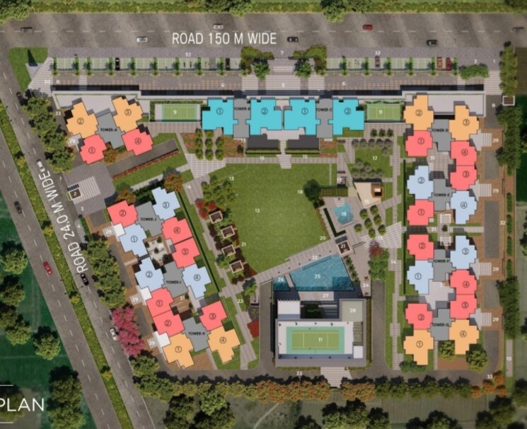 Master Plan, express-astra 3.5 Bedroom 2005 Sq.Ft. Apartment In Sector 1 Greater Noida Greater Noida 8621828