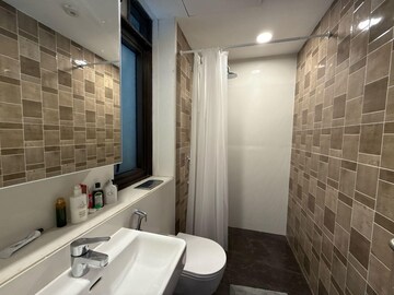Bathroom in 3 BHK Apartment at Lodha The Park, Worli – for Rent