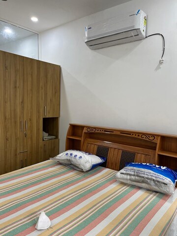 Bedroom in Studio Apartment at DAH Greentech NX Corporate Suites, Tech Zone 4 Greater Noida – for Rent