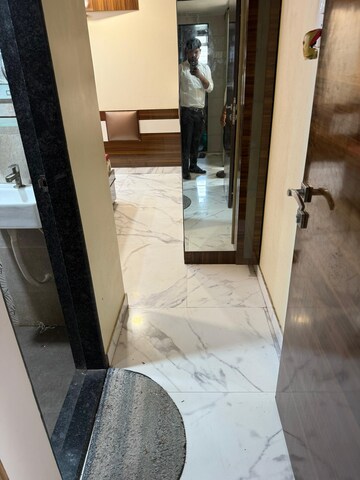 Bathroom in 2 BHK Apartment at Al-Bahr CHS, Mahim – for Rent