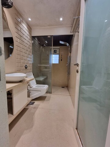 Bathroom in 4 BHK Apartment at Juhu Trishul, Juhu – for Rent