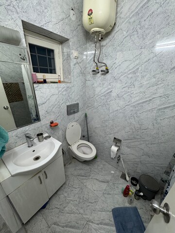 Bathroom in 3 BHK Apartment at Unitech Sunbreeze Towers, Vaishali Sector 5 – for Sale