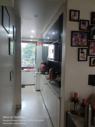 Kitchen in 2 BHK Builder Floor at Ansal Sushant Lok I, Sector 43 – for Rent