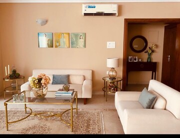 Living Room in 4 BHK Apartment at Raheja Sunkist, Bandra West – for Rent