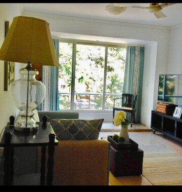 Living Room in 4 BHK Apartment at Raheja Sunkist, Bandra West – for Rent