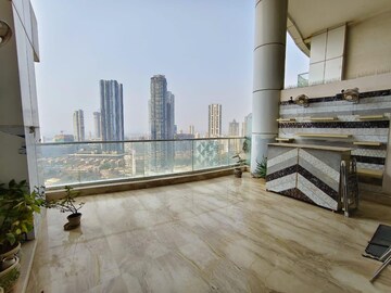 Balcony in 3 BHK Apartment at Enpar Lotus 101 Worli Residences, Lower Parel – for Rent