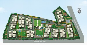 Master Plan in 3 BHK Apartment at Rajapushpa Atria, Gachibowli – for Sale