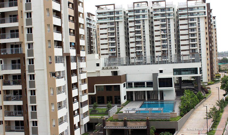 Exterior View, rajapushpa-atria 3 Bedroom 2100 Sq.Ft. Apartment In Gachibowli Hyderabad 8622847