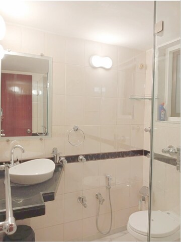 Bathroom in 1 BHK Apartment at Bandra West – for Rent