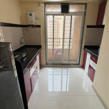 Kitchen in 1 BHK Apartment at Mahavir Kalpavruksha, Anand Nagar – for Rent