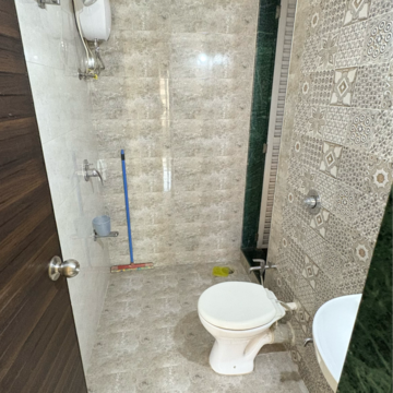 Bathroom in 1 BHK Apartment at Mahavir Kalpavruksha, Anand Nagar – for Rent