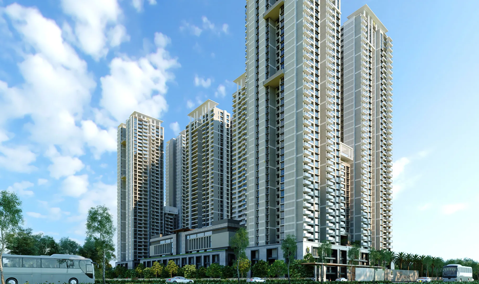 3 BHK Apartment For Sale in Prestige Clairemont
